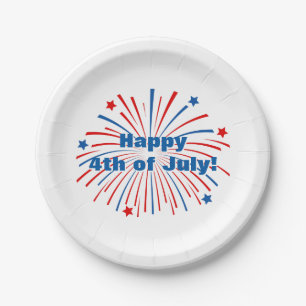 Assiettes en papier pour la fête de l'Indépendance