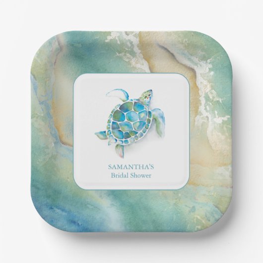 Assiettes en papier pour la fête de mariage thème (Recto)