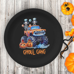 Assiettes en papier pour la fête d'Halloween de la