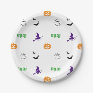 Assiettes en papier pour la fête d'Halloween de Sp