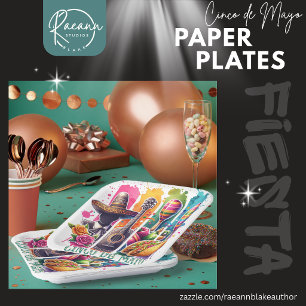Assiettes en papier pour la fête du Cinco de Mayo