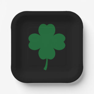 Assiettes en papier pour la Saint-Patrick