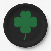 Assiettes en papier pour la Saint-Patrick (Devant)