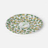 Assiettes en papier pour la Saint-Patrick Lucky Yo (Angle)