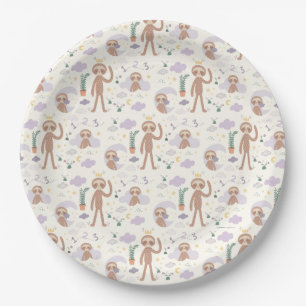 Assiettes en papier pour l'anniversaire de la pare