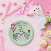 Assiettes en papier pour l'anniversaire du Hérisso (Fête)