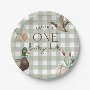 Assiettes en papier pour le 1er anniversaire de On