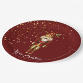 Assiettes en papier pour les fêtes-Nutcracker (Angle)