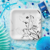 Assiettes en papier pour mariage (Fête)