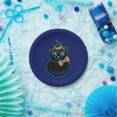 Assiettes en papier pour soirée Halloween thème ch (Fête)
