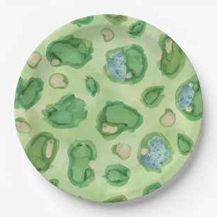 Assiettes en papier pour terrain de golf   Vaissel