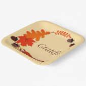 Assiettes en papier pour Thanksgiving (Angulaire)