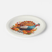Assiettes en papier pour Thanksgiving (Angle)