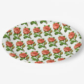 Assiettes en papier pour thé à la mode victorienne (Angle)