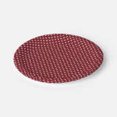 Assiettes en papier Rouge (Angle)