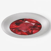 Assiettes en papier Rubis (Angle)