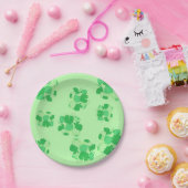 Assiettes en papier Shamrock de Shamrocks (Fête)