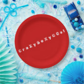 Assiettes en papier thème CrazySexyCool (Fête)
