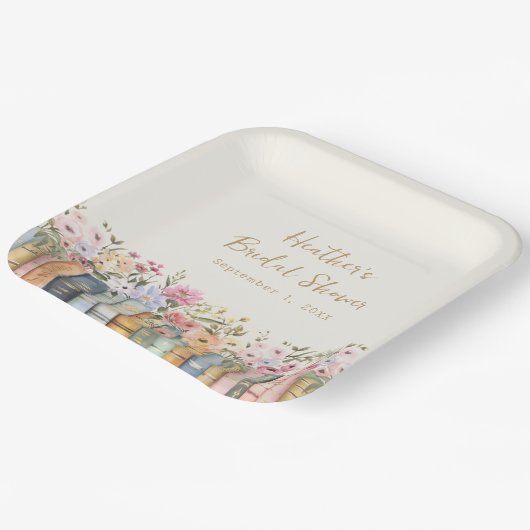 Assiettes en papier Thème Mariage (Angulaire)
