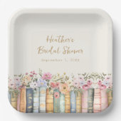 Assiettes en papier Thème Mariage (Recto)