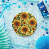 Assiettes en papier Tournesols (Fête)