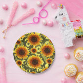 Assiettes en papier Tournesols (Fête)