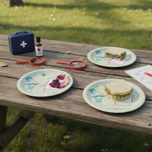 Assiettes en papier toxicologue