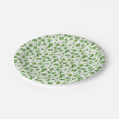 Assiettes en papier Trèfle Vert Saint-Patrick (Angle)