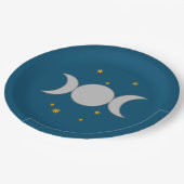 Assiettes en papier Triple Lune (Angle)