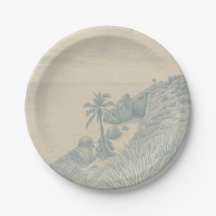 Assiettes en papier Tulum