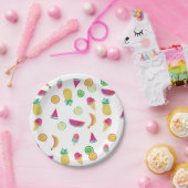 Assiettes en papier Tutti Frutti (Fête)