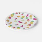 Assiettes en papier Tutti Frutti (Angle)