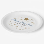 Assiettes en papier Twinkle Twinkle Little Star (Angle)