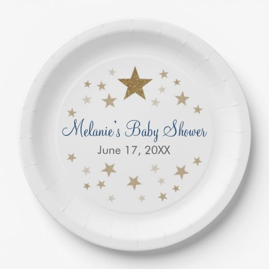 Assiettes en papier Twinkle Twinkle Little Star (Devant)