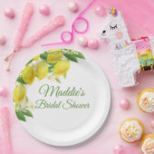 Assiettes personnalisées thème citron (Fête)