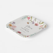 Assiettes pour Baby Shower Thé Floral (Angulaire)