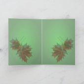 Assis Sur La Carte Feuille (Intérieur)