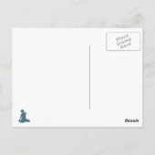 Assis sur la carte postale répétée (Dos)