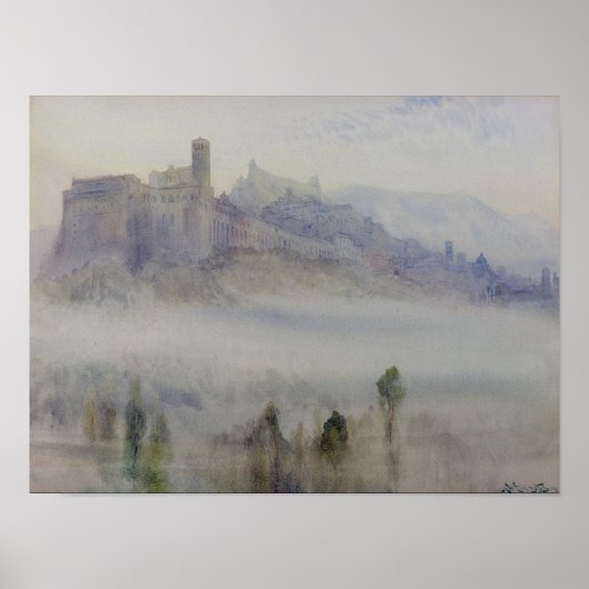 Assisi, Early Morning Poster (Voorkant)