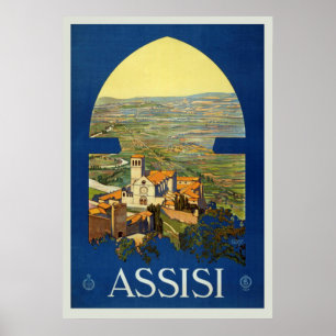 Assisi, Italië Poster