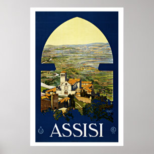Assisi italië - Posters voor reizen met het merk V