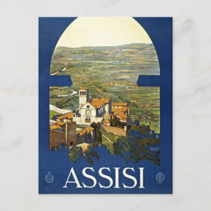 -Assisi Italië Reistoerisme Briefkaart