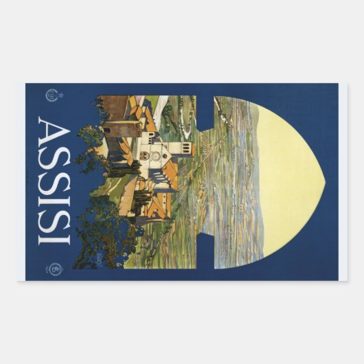  Assisi Italië stickers (Voorkant)