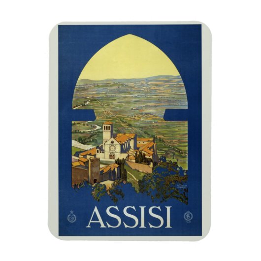 Assisi Perugia Italië Magneet (Verticaal)