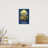 Assisi Perugia Italië Poster (Keuken)