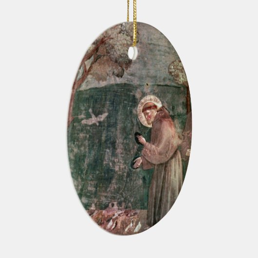 Assisi, St Francis en de vogels Keramisch Ornament (Rechts)