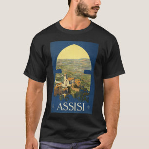 Assisi Travel Poster T-shirt