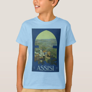 Assisi Travel Poster T-shirt