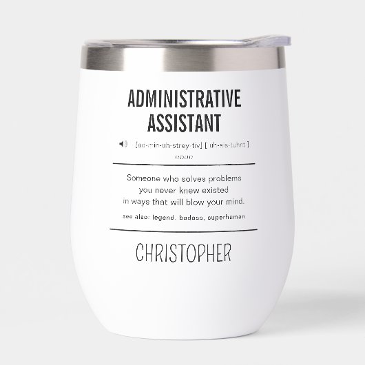 Assistant Administratif Personnalisé Drôle (Gauche)
