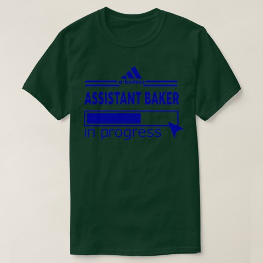 ASSISTANT BAKER T-SHIRT (Design voorkant)